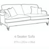 Beatrix-4 seat sofa-tech