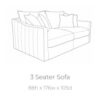 Blaise-3 seat sofa-tech