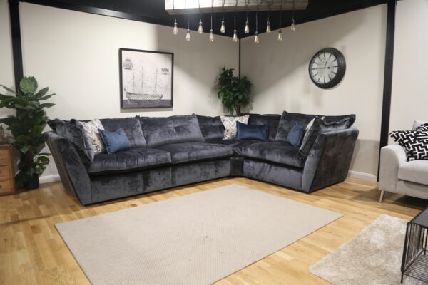 Sully-large RHF end corner sofa-featured