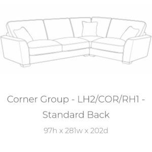 Atlantis-right hand facing corner sofa-tech