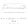 Atlantis-4 seat sofa-tech