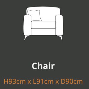 Madena armchair in Italia Blue