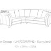 Weston-left hand facing corner sofa-tech
