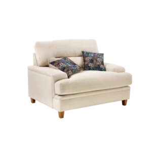 Trieste armchair in Dylan Charcoal