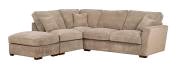 Atlantis-left hand facing corner chaise sofa with footstool-featured