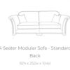 Vesper-4 seat sofa-tech