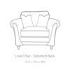 Danbury-love seat-tech