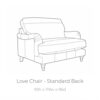 Beatrix Leather-love seat-tech