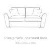 Atlantis-3 seat sofa-tech