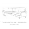 Beatrix Leather-left hand facing chaise sofa-tech