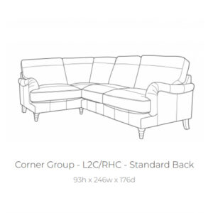 Beatrix Leather-left hand facing chaise sofa-tech
