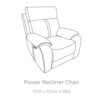 California-1 seat electric recliner-tech